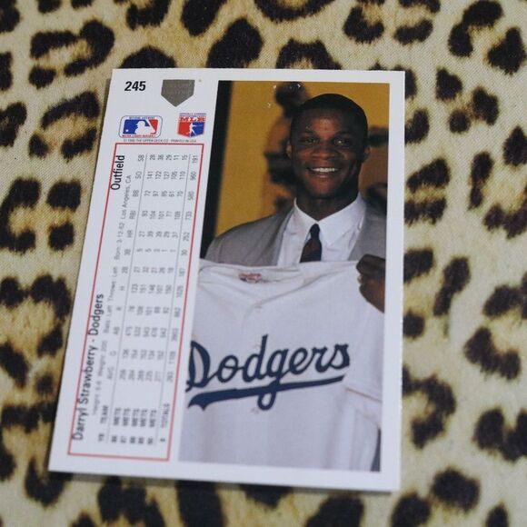 Darryl Strawberry #245 Baseball Card - Picture 2 of 2